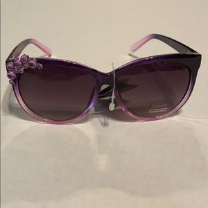2 for $30 purple sunglasses with rhinestones
